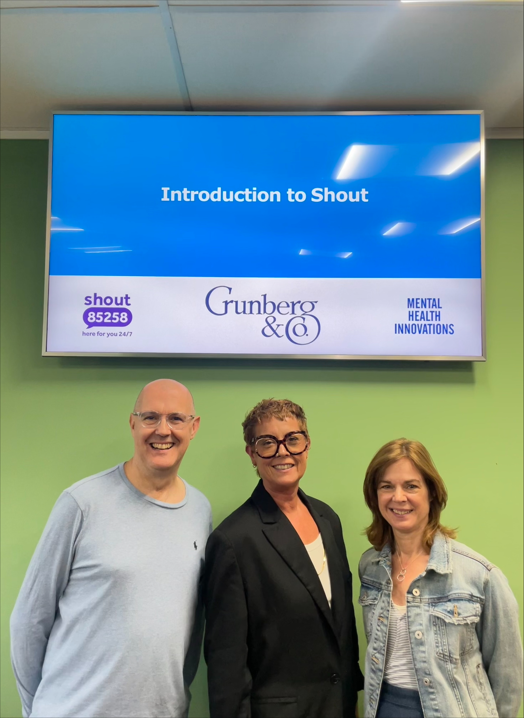 Grunberg & Co teams up with SHOUT to combat mental health problems across the UK