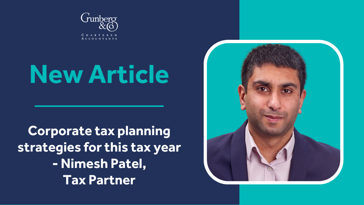 Corporate tax planning strategies for this tax year